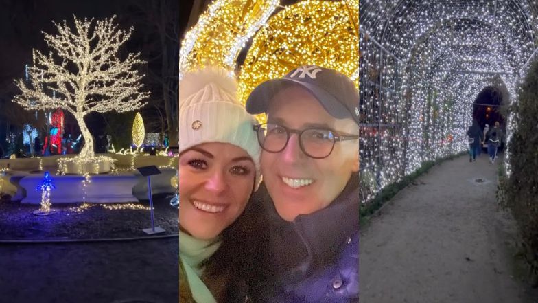 Katarzyna Cichopek i Maciej Kurzajewski spacerują w zimowej scenerii