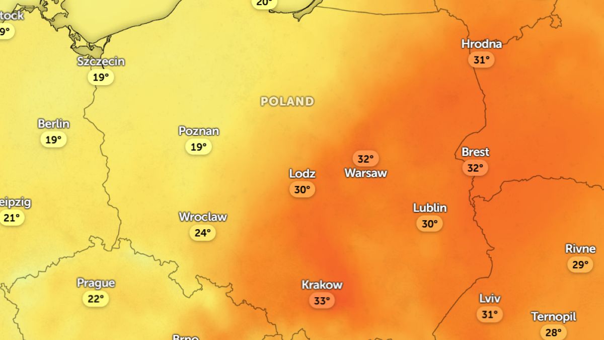 Prognoza na 29 i 30 sierpnia