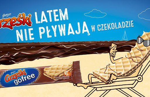 Colian z kampanią „Grześki latem nie pływają w czekoladzie"