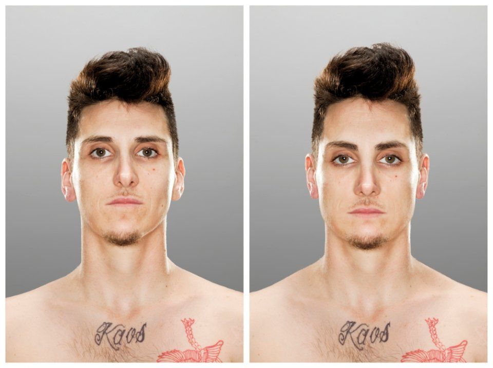 Fotograf zmierzył fale mózgu modeli, aby stworzyć portret idealny 6