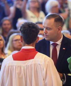 Incydent na mszy z udziałem Nawrockiego w USA. "Fałszywy ksiądz"