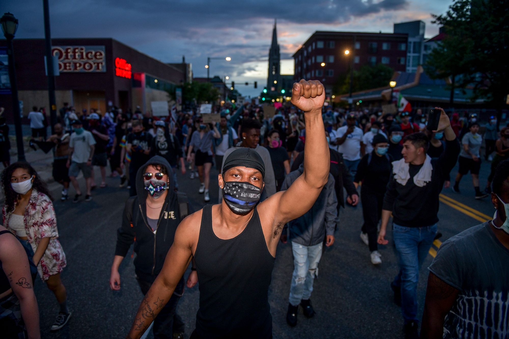 Protesty po śmierci George'a Floyda. Ulice USA płoną 14
