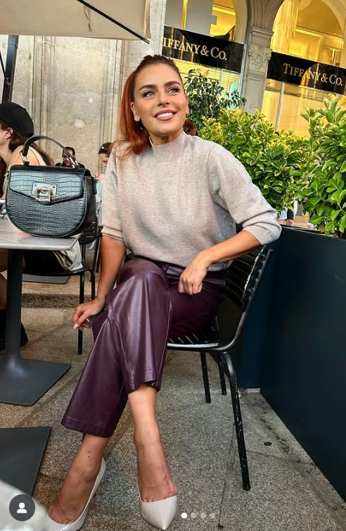 Natasza Urbańska w jesiennej stylizacji