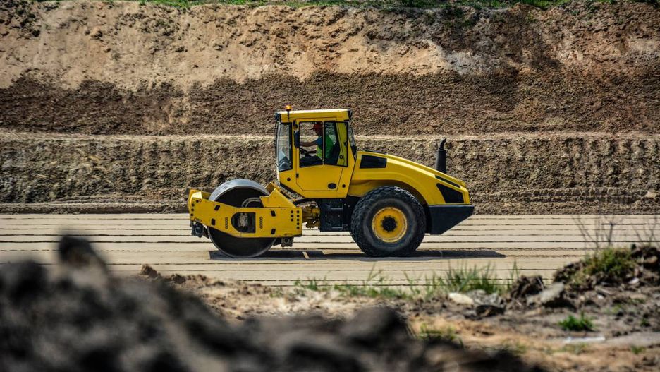 budowa, drogi, walec, droga, nowa, wykopy, plac, construction site, roads, roller, road, new, excavations, heavy, yellow, construcción, caminos, rodillo, camino, nuevo, excavaciones, pesado, cuadrado, amarillo, sitio de construcción, konstrukce, silnice, válec, nový, výkopy, žlutý