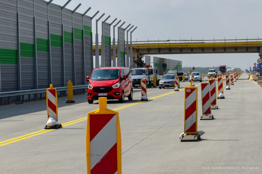 Nowy fragment na budowie A1 oddany do użytku. Do wakacji będą kolejne