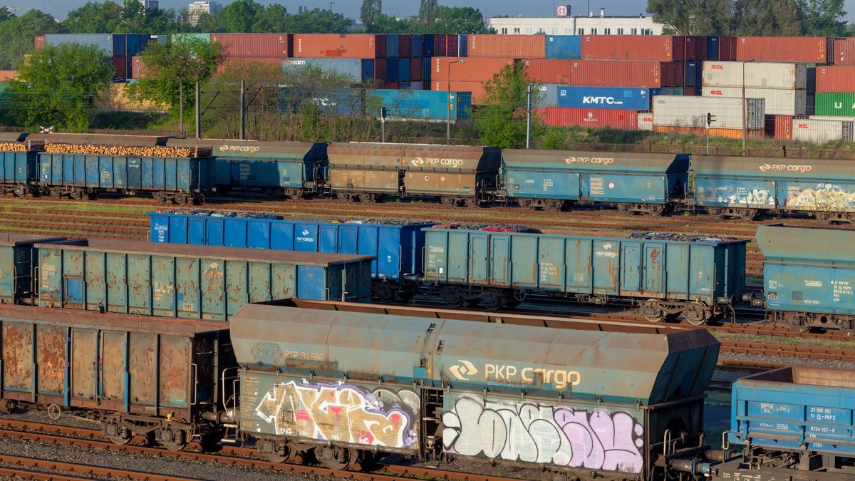 Wagony towarowe PKP Cargo. Zdjęcie ilustracyjne