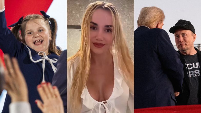 Kasia Nawrocka, Marianna Schreiber, Elon Musk, Donald Trump