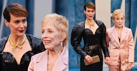 Oscary 2023. Sarah Paulson pozuje ze starszą o 32 lata ukochaną Holland Taylor (ZDJĘCIA)