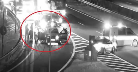 Zatrzymali Rosjan na A2. Policja pokazała nagranie z akcji