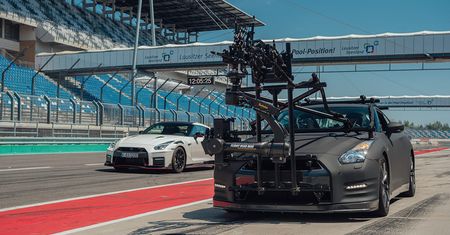 Nissan GT-R przerobiony na niesamowity samochód do kręcenia