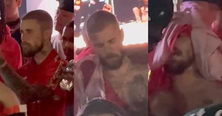 Justin Bieber znowu poszedł w tango. Niepokojące zdjęcia WYCIEŃCZONEGO (?) gwiazdora z "męskiej" imprezy obiegły sieć