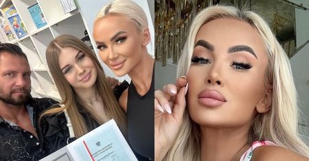 Izabela Macudzińska chwali się córką. Internauci dyskutują na temat... makijażu 15-latki. Celebrytka ZAREAGOWAŁA (FOTO)