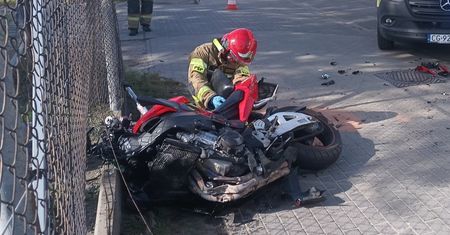 Z motoru niewiele zostało. Pokazali zdjęcia z Grudziądza
