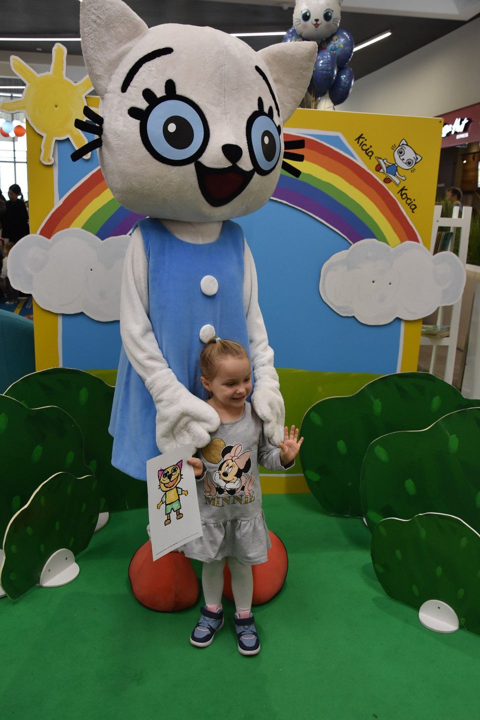 Kicia Kocia przyciągnęła do Gemini Park Tarnów całe rodziny