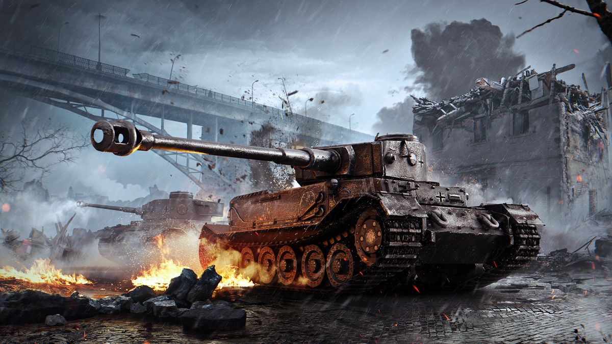 Animacja Tygrysa (P) w grze Word of Tanks