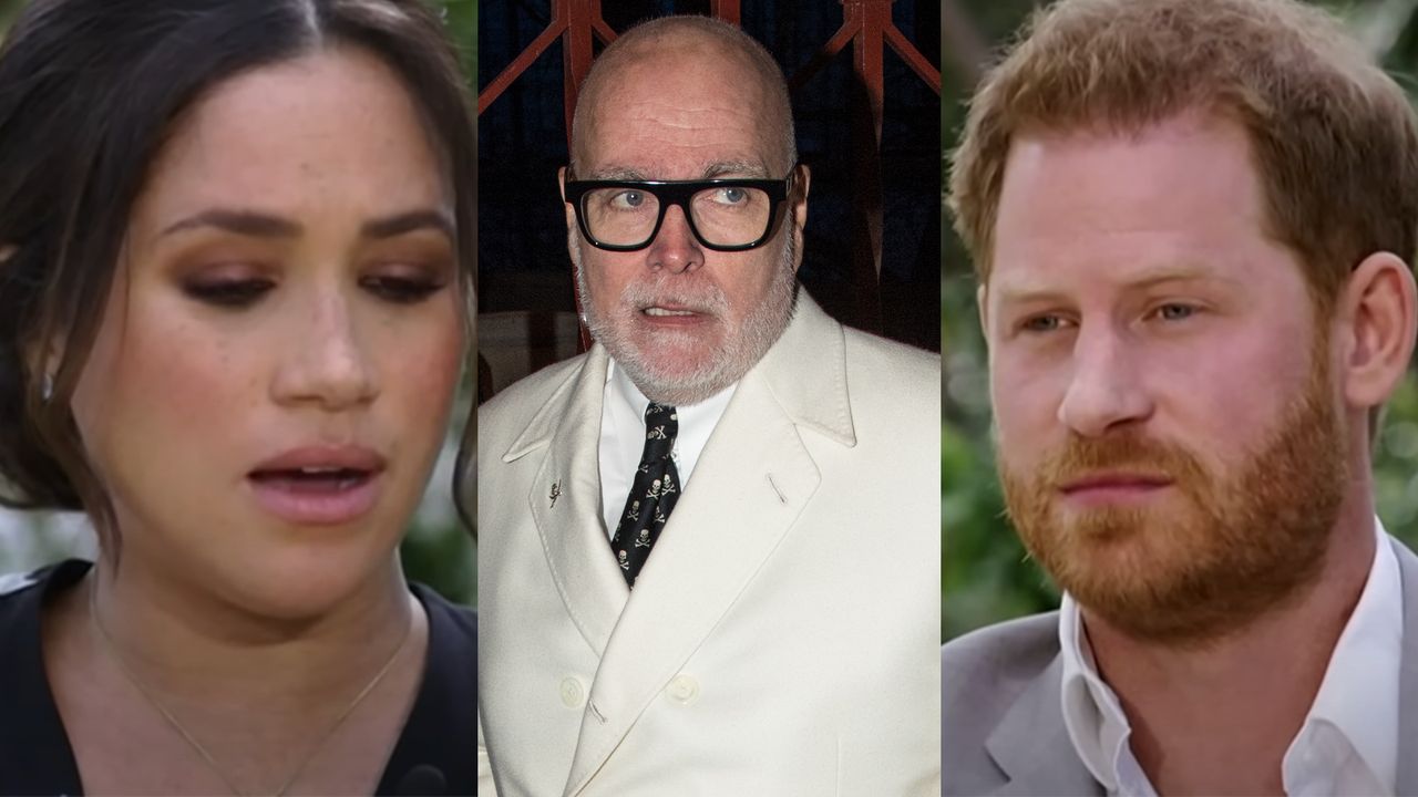 Meghan Markle, Gary Goldsmith i książę Harry. Wuj Kate wiele razy upokarzał Sussexów 