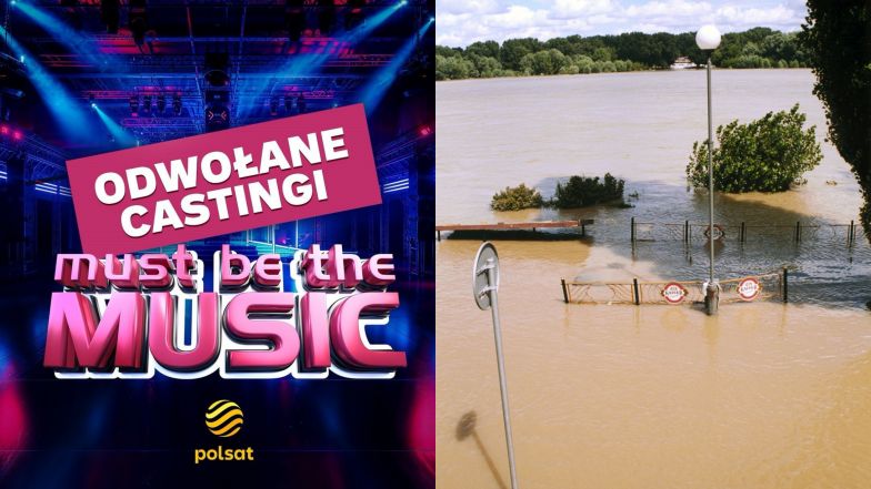 Polsat odwołuje castingi do "Must be the Music" z powodu powodzi