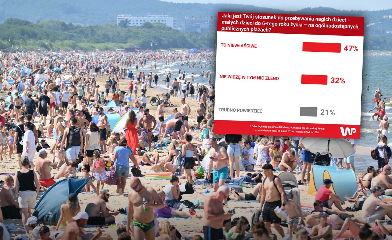 Nagie dzieci na plaży? Polacy zabrali głos