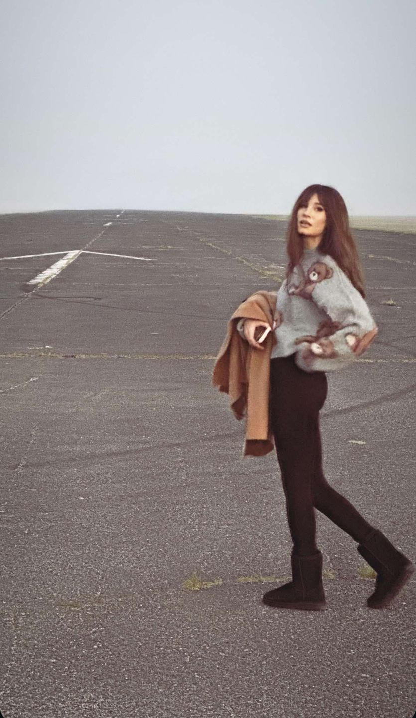 Sylwia Grzeszczak nadaje z samolotu ukochanego