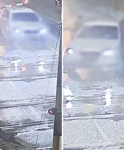 Kierowca bmw się doigrał. Wszystko nagrała kamera na przejeździe