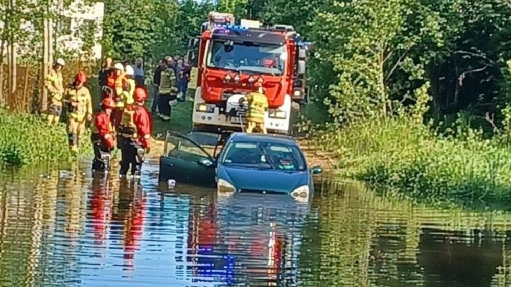 Kierowca nie uciekł daleko
