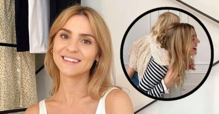 Kasia Tusk wygłupia się ze starszą córką. Fani: "Z radością ci do twarzy"