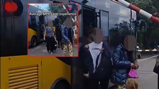 Autobus utknął na przejeździe kolejowym. W środku zaczęła się panika