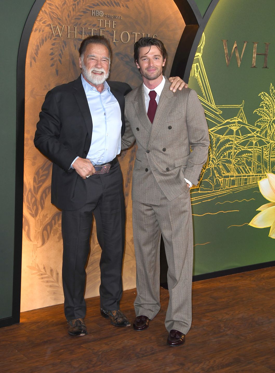 Arnold i Patrich Schwarzenegger