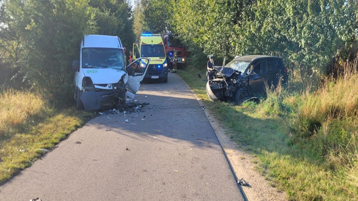 Wypadek w Gniewinie w powiecie wejherowskim.