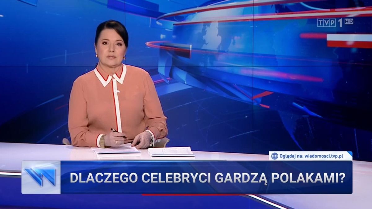 Maciej Stuhr został bohaterem "Wiadomości" TVP. 