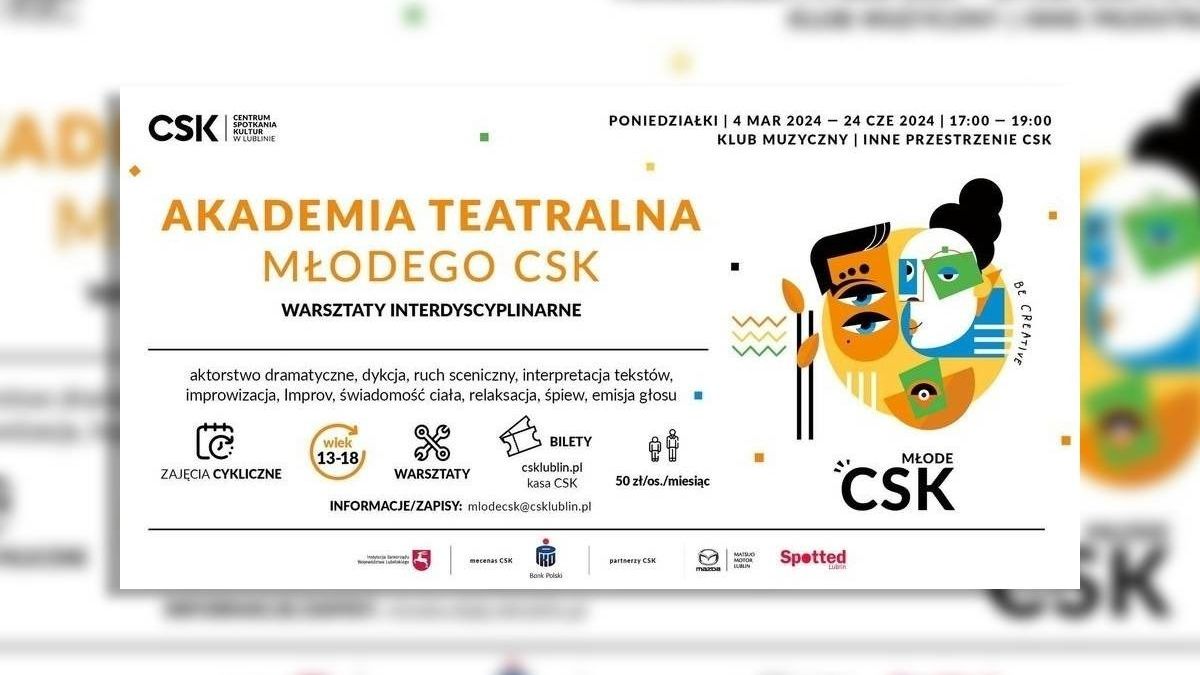grafika Akademia Teatralna Młodego CSK