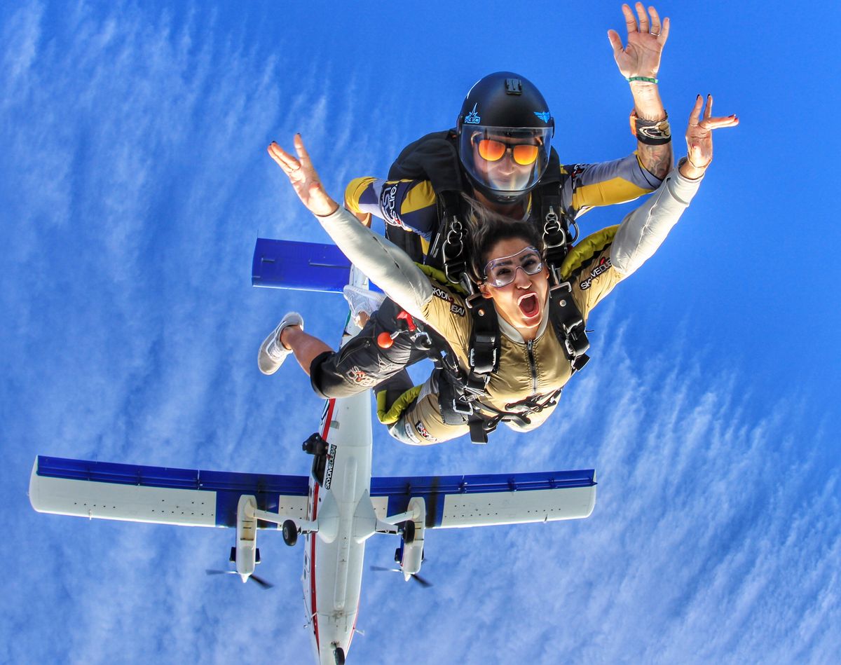 Sabina Kotarba skacze ze spadochronem kilka razy dziennie 