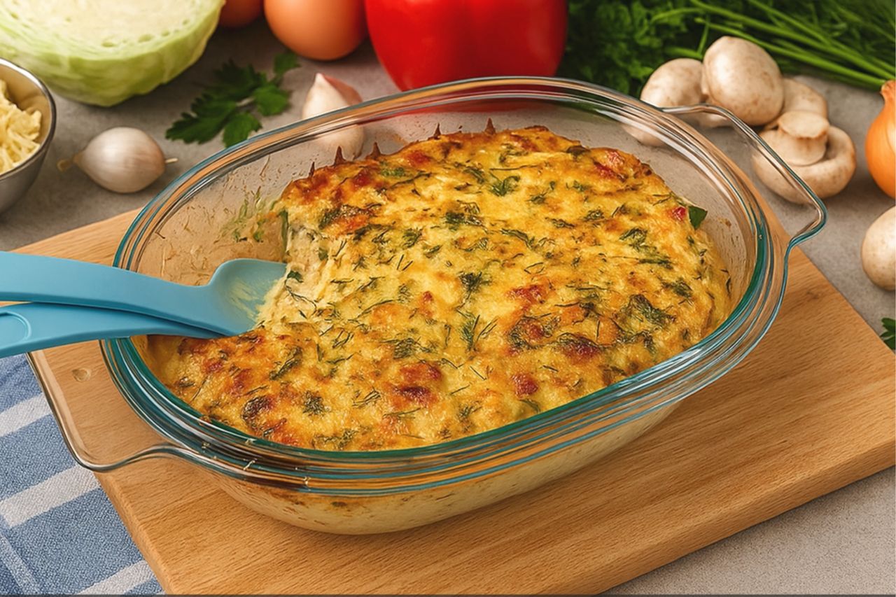 Keto obiad z jednego naczynia. Coś dla fanów sezonowej kapusty