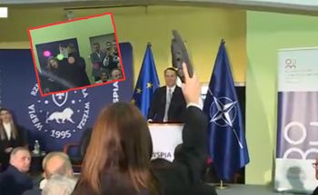 Krzyczała do Sikorskiego, że kłamie. Została wyprowadzona