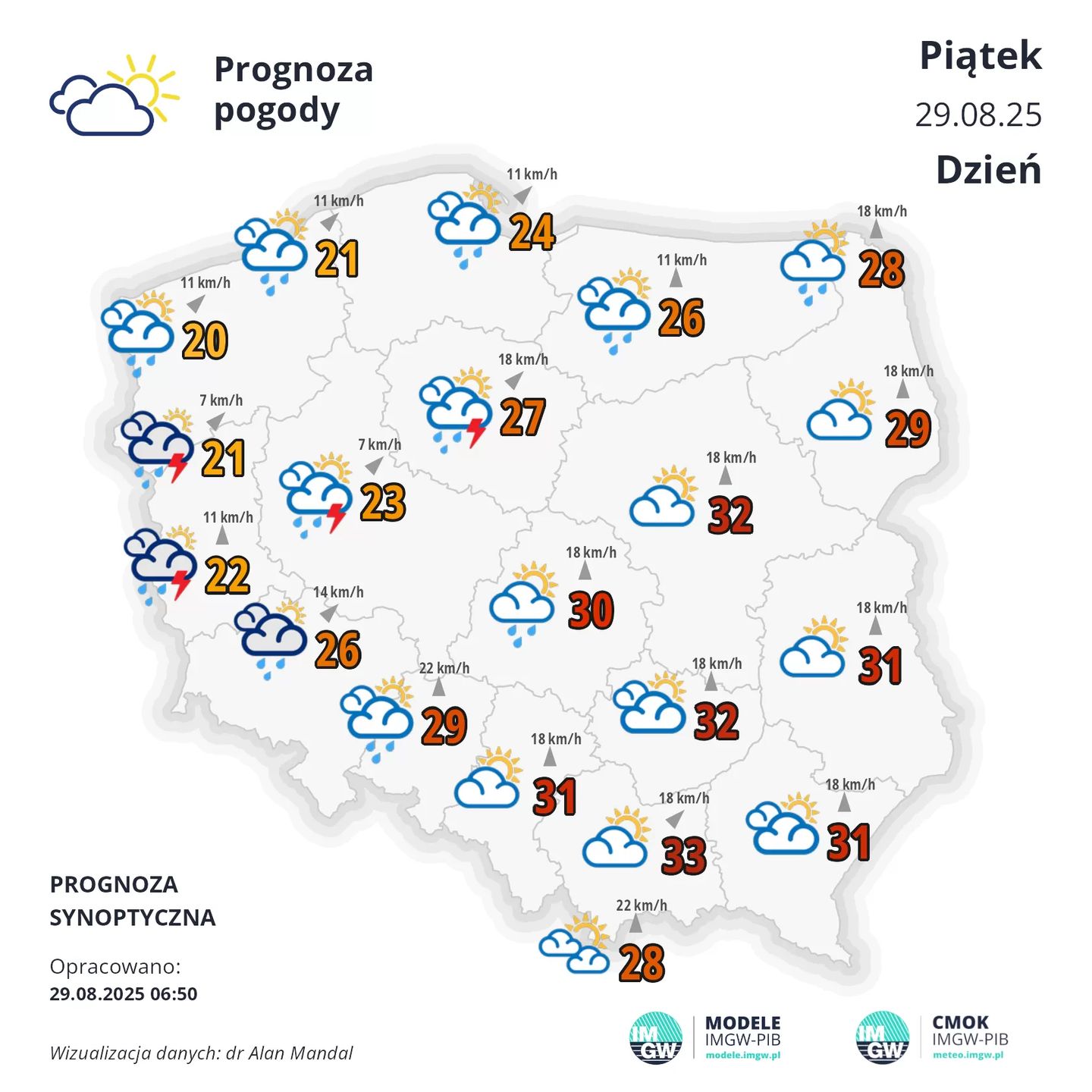 Pogoda na piątek