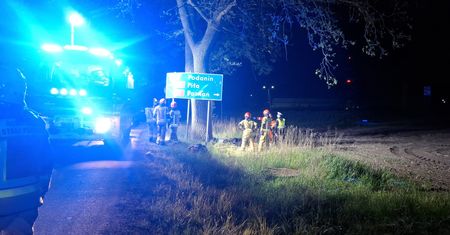 Tragiczny wypadek na DK 11. Nie żyje motocyklista