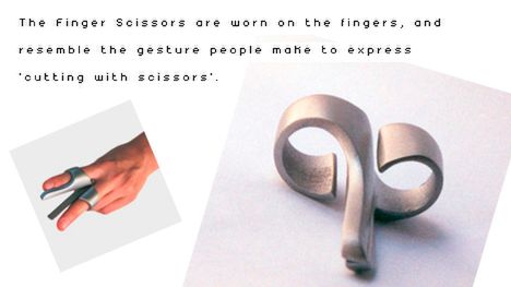 Koncepcyjne nożyczki inspirowane grą kamień, papier, nożyce 1