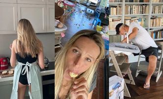 Tak mieszkają Żebrowscy: wszechobecne regały z książkami, przestronny salon i stylowe meble (ZDJĘCIA)