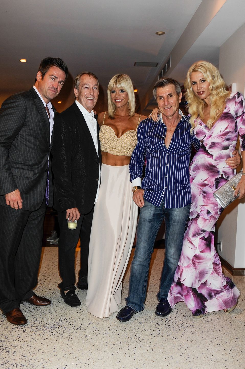 Aneta Glam u boku George'a w 2013 roku