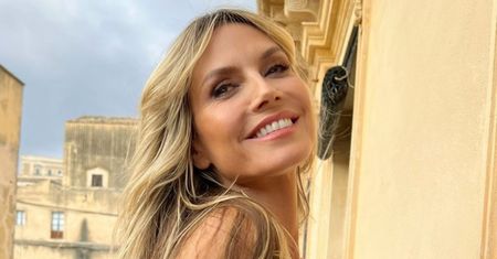 Wyglądała perfekcyjnie. Heidi Klum w jeansowym total looku
