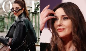 Młodsza córka Moniki Bellucci debiutuje na okładce Vogue'a. Léonie ma już 15 lat. Cała mama? (FOTO)