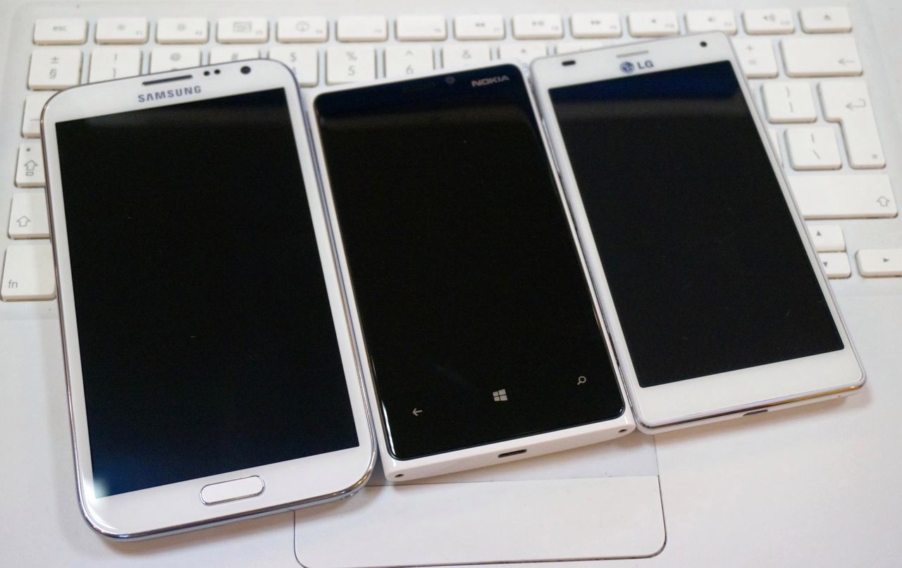 Galaxy Note II, Lumia 920 i Swift 4X HD