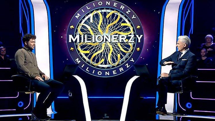 Mateusz Białas w "Milionerach"