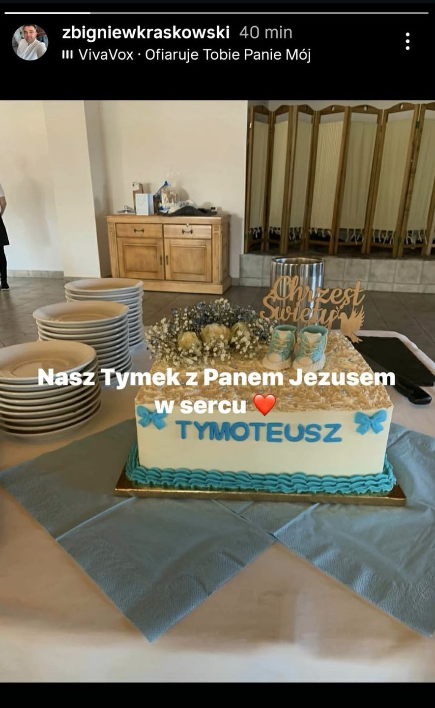 Chrzest syna Zbigniewa z "Rolnik szuka żony"