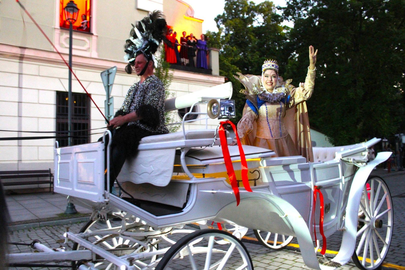 Teatr uliczny Tajemnice Bony Sforzy w Krzeszowicach