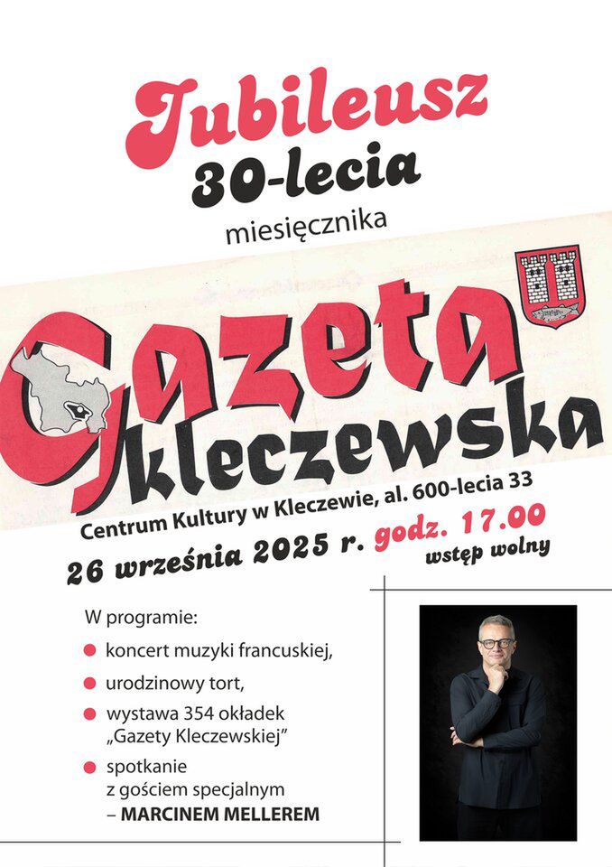 Kleczew: Marcin Meller przyjedzie do miasta w najbliższy piątek
