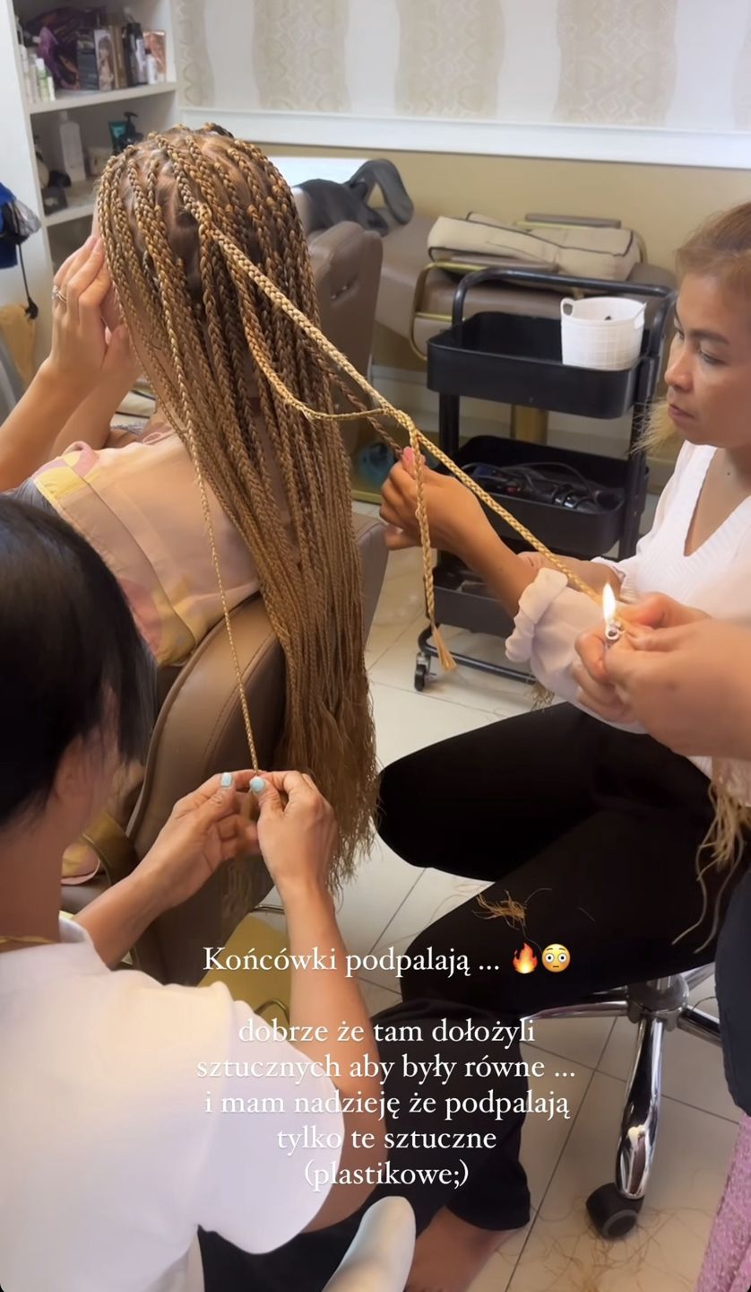 Marcelina Zawadzka w warkoczykach