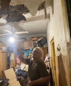 "Bardzo przepraszam, zawalił mi się dach". Dramatyczny apel mieszkanki Warszawy