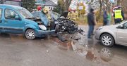 Stary Pożóg: Zderzenie trzech samochodów. Sprawczyni ukarana mandatem