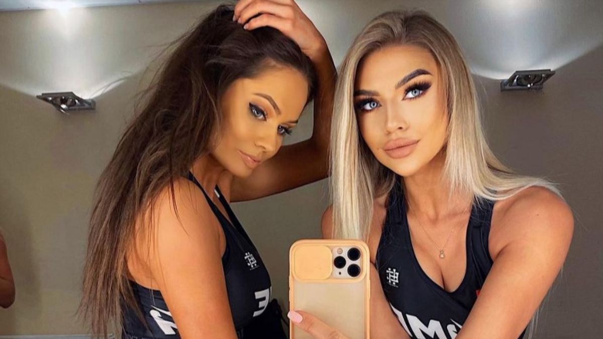 Weronika Jezierska i Maria Markowa przed FAME MMA 9